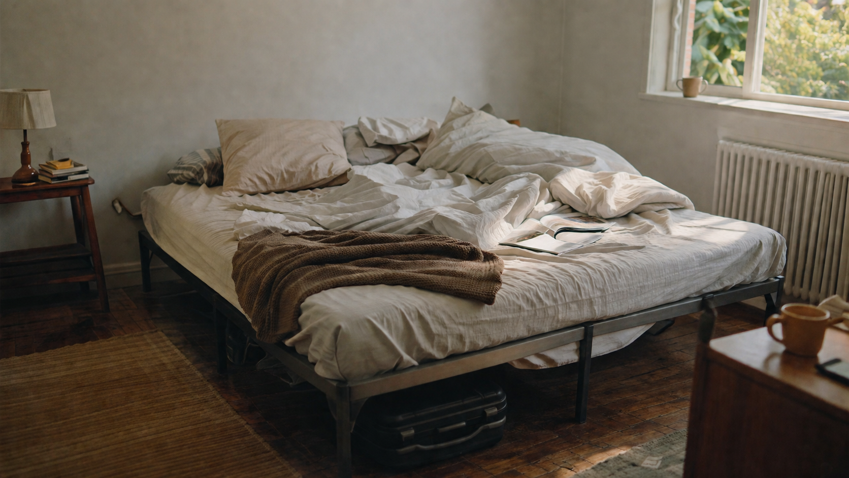 🛏 Кровать без изголовья — это матрас на полу
