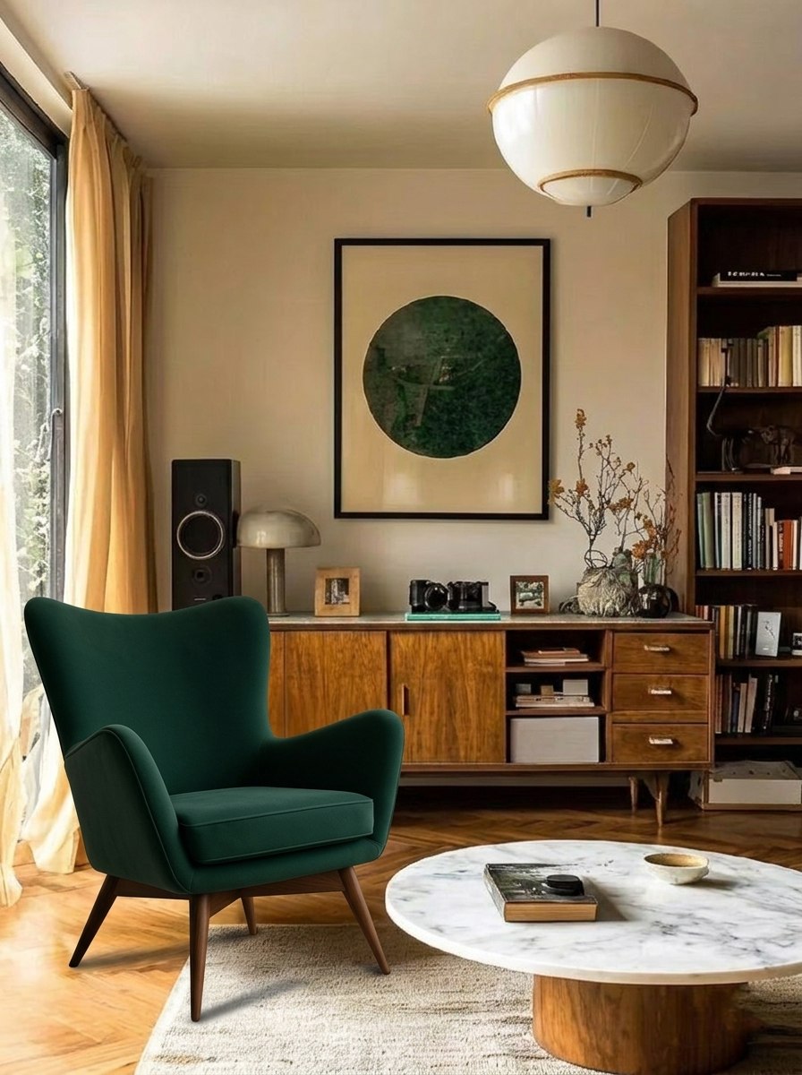 Зелёное кресло